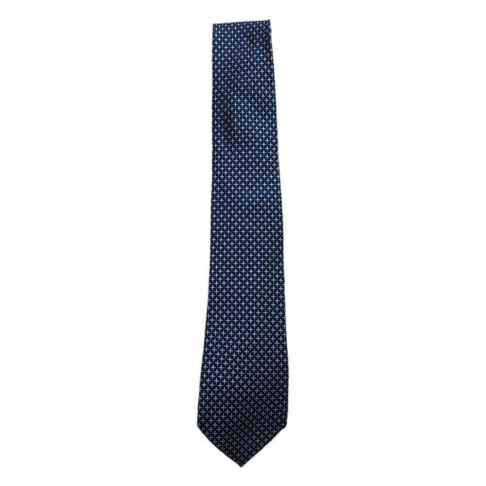 Tommy Hilfiger Blue Diamond Silk Necktie